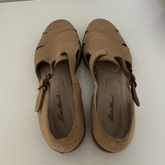 (Sold) Eddie Bauer | Beige Suede Fisherman Sandals - Picture 5 of 7